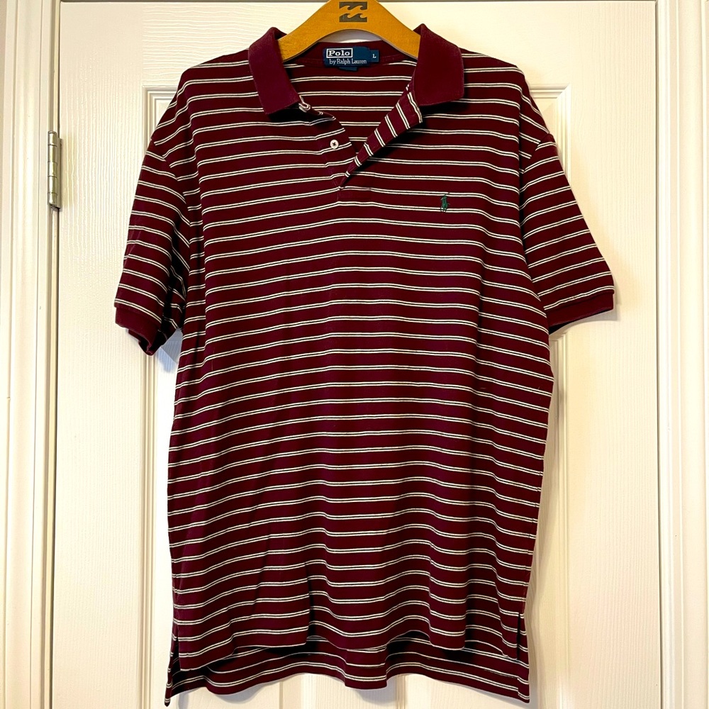 Men’s Striped Polo